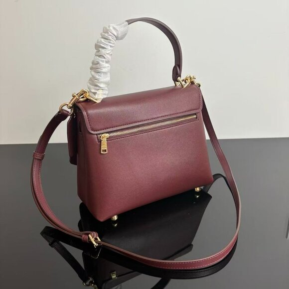 COACH Emory Women's Leather Shoulder Bag, size 22.5*17.5*11 cm - Picture 5 of 9